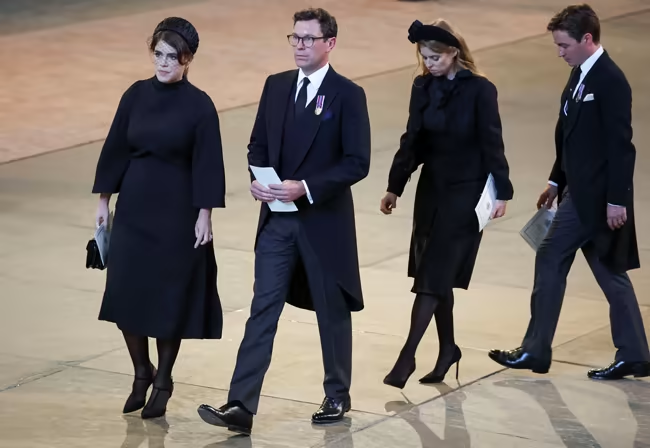 Princess Eugenie and Princess Beatrice will be joined by their spouses