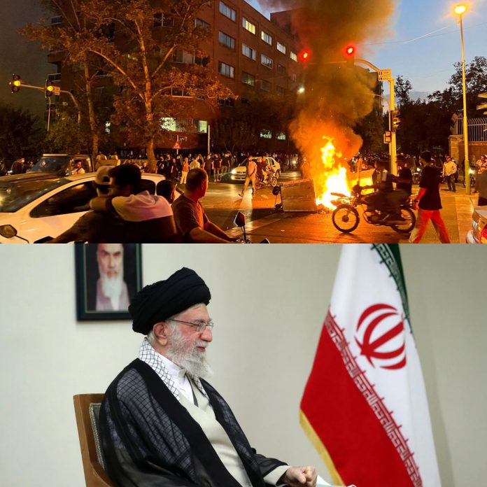 633b5aeb6e688 'Some people have burned the Quran, removed hijabs from veiled women' - Iran's supreme leader blames US and Israel for two weeks protests over 22-year-old Amini's death