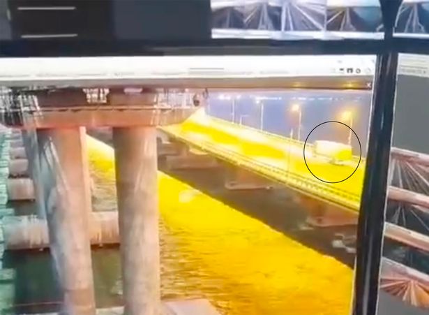 7 Moment Mystery 'Wave' Under Crimea Bridge Just Before Explosion