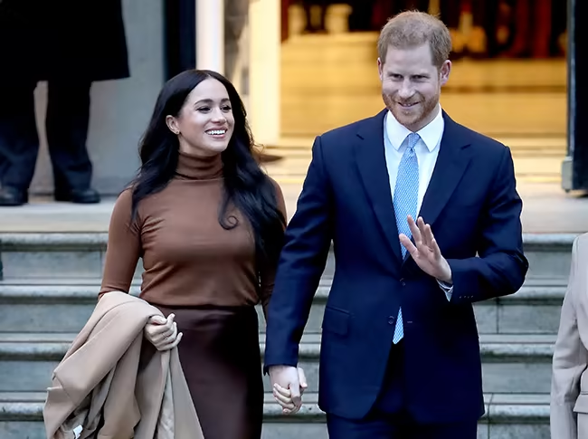 Harry and Meghan picked up the award for humanitarian work