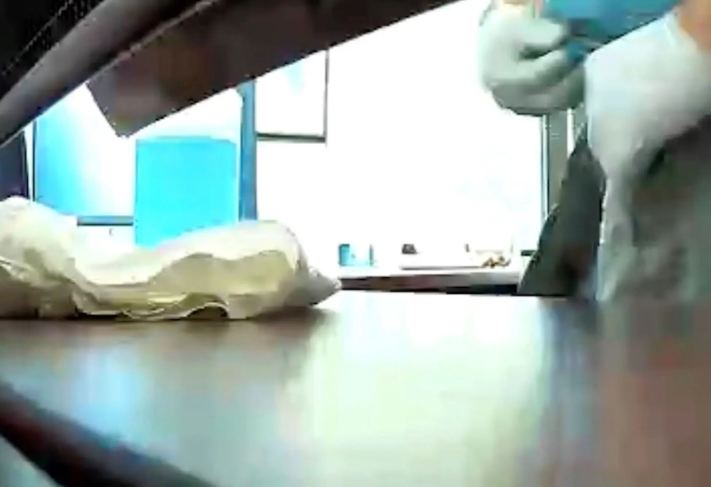Office custodian accused of putting his penis into woman's water bottle and urinating in it, giving her STD (video)