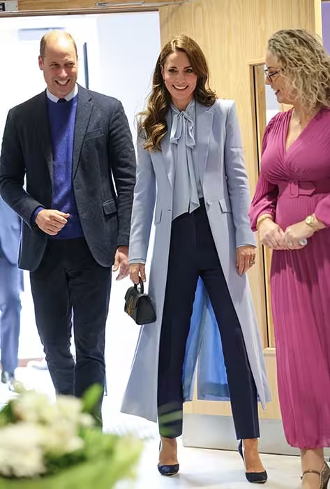 Kate looked lovely in blue