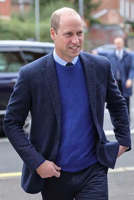 Prince William looked smart