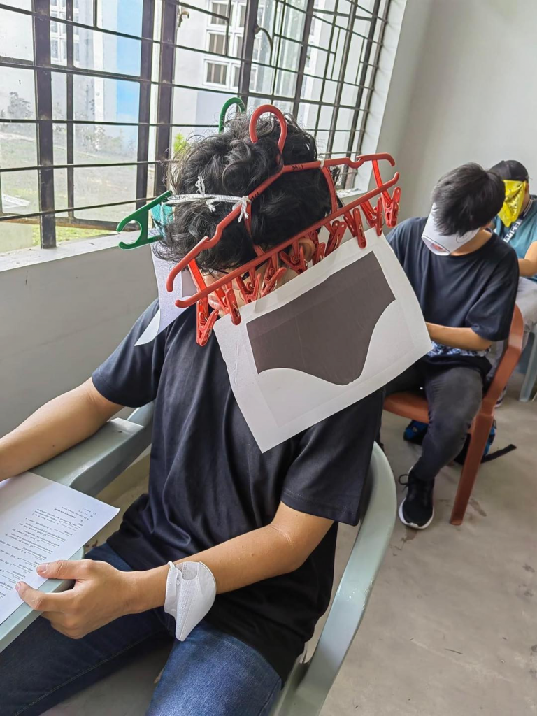 See the 'anti-cheating' exam hats being used by students in Philippines that have caused a stir online (photos)