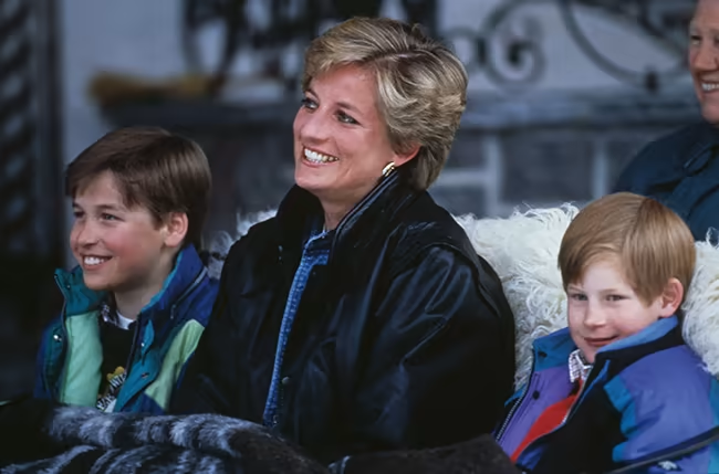 She has expressed concern for Princes William and Harry