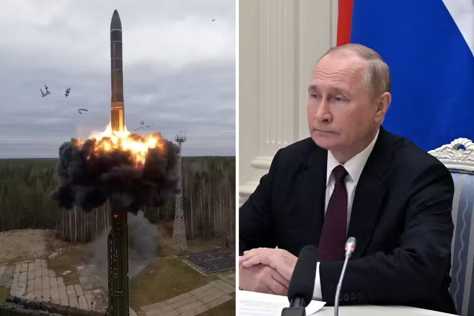Putin watches as Russia carries out nuclear drills with missiles, submarines and bombers (videos)