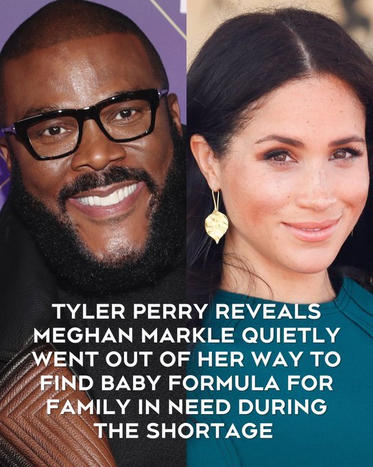 Tyler Perry Says Meghan Markle Visited UK Stores For Infant Formula