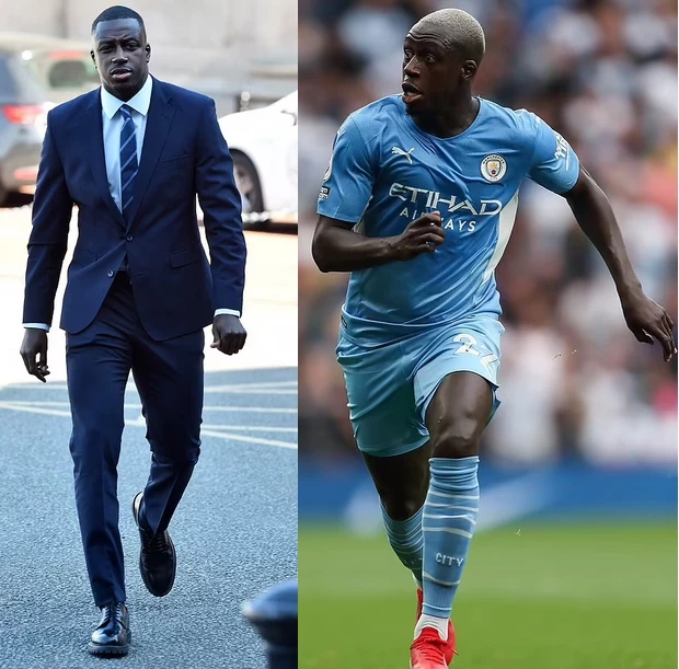 'I know I'm not Brad Pitt, but women came onto me' - Man City star, Benjamin Mendy tells rape trial it was easy to have sex with multiple women because of his status as a footballer