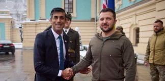 Rishi Sunak makes his first visit to Kyiv as new UK prime minister (Photos/Video) Rishi Sunak makes his first visit to Kyiv as new UK prime minister (Photos/Video)