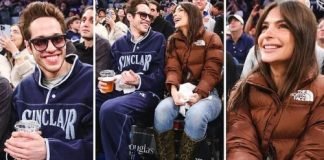 Pete Davidson and Emily Ratajkowski go public with their new relationship at NBA game in New York Pete Davidson and Emily Ratajkowski go public with their new relationship at NBA game in New York