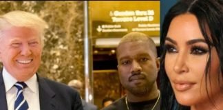 Kim Kardashian: “Trump called the mother of my kids some UNPRINTED NAMES, told me I’ll lose”- Kanye reveals (Video)