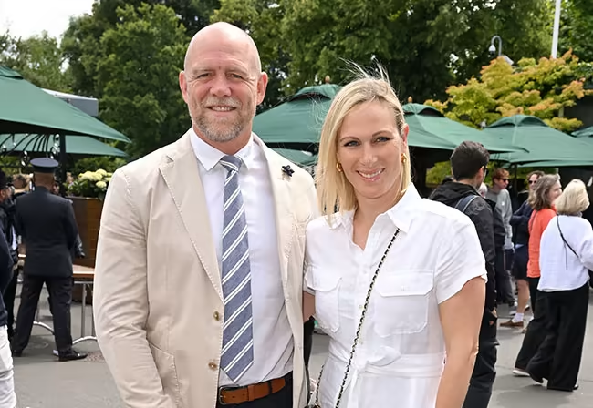 The rugby player is married to the King's niece Zara