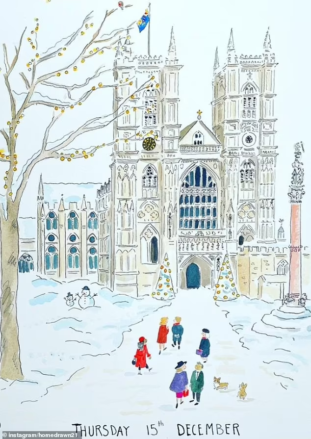 Artist Calls It 'Honour' To Draw Illustration For Kate's Carol Concert