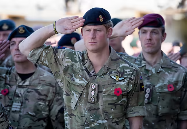 The military holiday is close to Harry's heart
