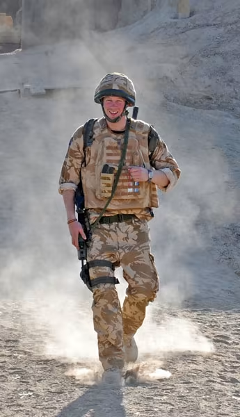 Prince Harry served for ten years