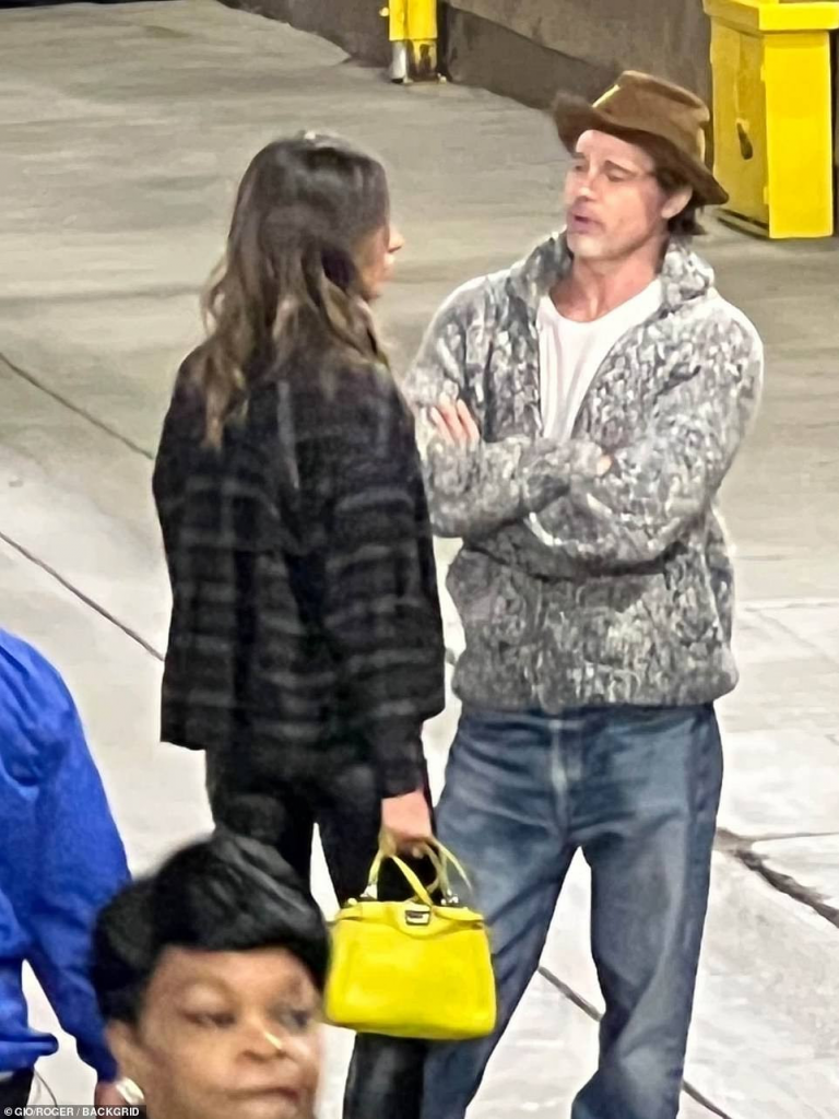 Brad Pitt spotted at Bono concert with Paul Wesley’s ex wife, Ines de Ramon