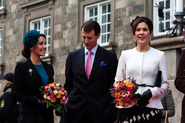 Princess Marie and Prince Joachim with Crown Princess Mary