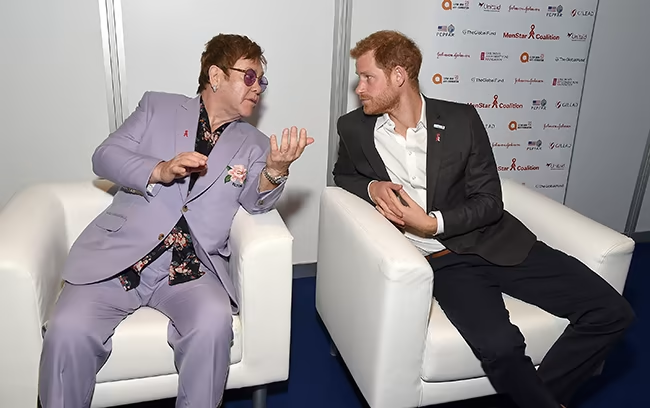 Sir Elton has been a good friend to the couple