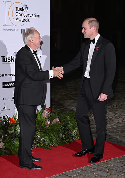 William attended the glamorous event