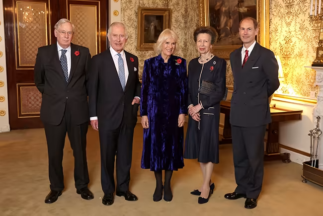 The royals reunited for the first time