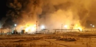 Massive Explosion Rips Through Russian Oil And Gas Field 1 Massive Explosion Rips Through Russian Oil And Gas FieldÂ
