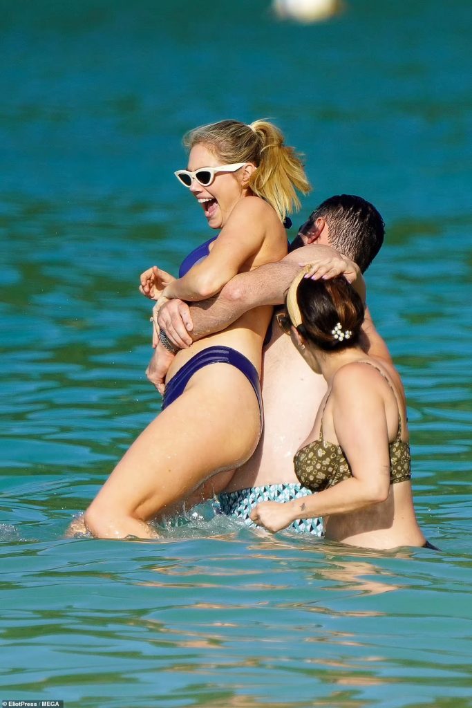 Kate Upton Shows Off Stunning Bikini Body While Dancing In The Ocean And Frolicking With Husband Justin Verlander