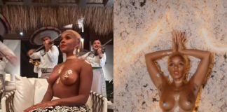 Janelle Monae goes topless at her birthday party (photos/video) Janelle Monae goes topless at her birthday party (photos/video)