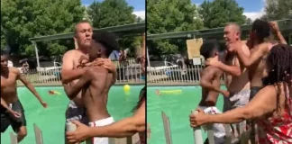 Black teens assaulted by white men for swimming in a pool “reserved for white people” in South Africa (video) Black teens assaulted by white men for swimming in a pool reserved for white people in South Africa (video)