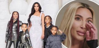 Kim Kardashian unveils family holiday card portraits without ex Kanye West