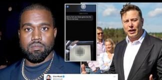 “Sorry, but you have gone too far” – Elon Musk SUSPENDS Kanye West from Twitter for sharing a picture of a swastika inside a Star of David as his ‘presidential campaign symbol’ during wild meltdown