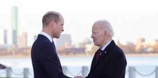 “Where is your top coat” – Joe Biden asks Prince William at the John F. Kennedy library