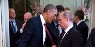 What happened when Putin grabbed Obama’s tie? Was it a friendly chat?