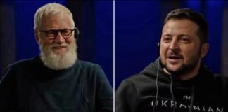 Zelensky mocks Putin with ‘war joke’ about the war in David Letterman Netflix special