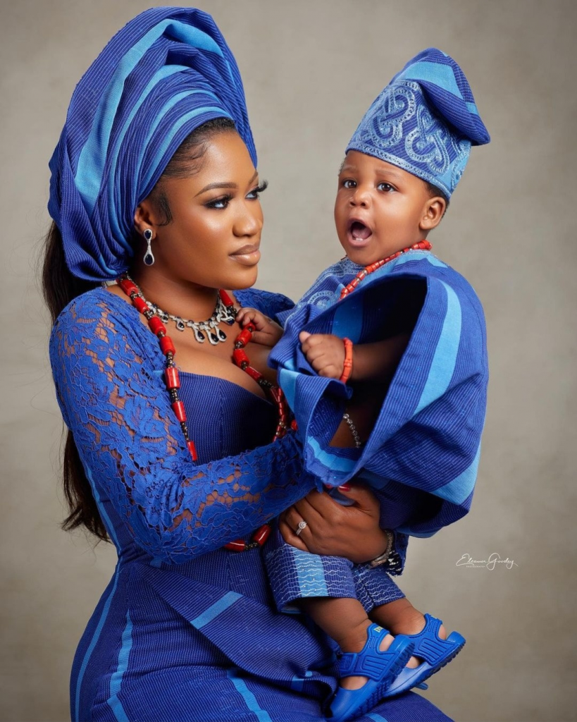 Tobi Bakre Shows Her First Son’s Face As He Celebrates Him On First Birthday