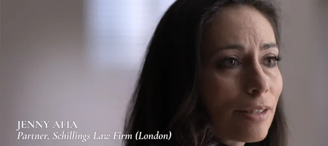 Meghan's lawyer Jenny Afia appears in the documentary