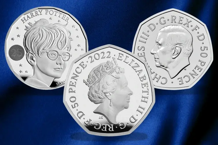 Harry Potter And The Very Special Royal Coin Set: Collectable 50p Pieces Will Be Last To Feature Queen Elizabeth II