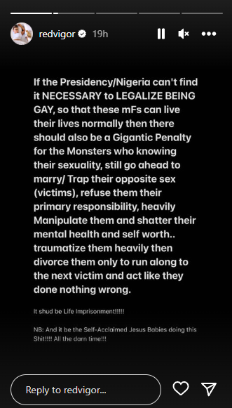 ‘It’s The Self-Acclaimed Jesus Babies Doing This Shi*T’ – Maureen Esisi Says Gay Men Who Trap Women Into Marriage To Hide Their Sexuality Deserve Life Imprisonment