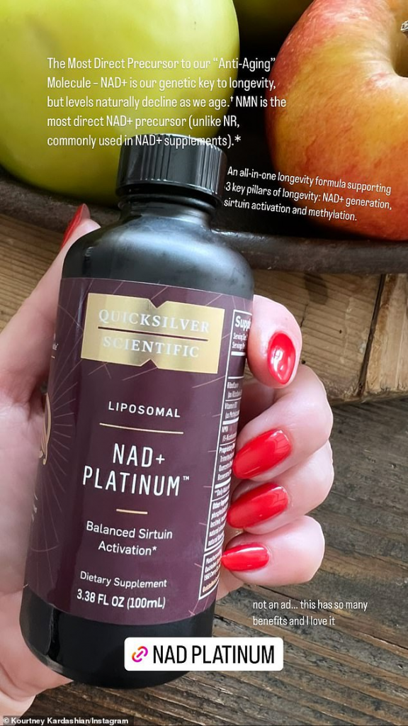 Kourtney Kardashian Reveals The Supplement She Loves Which Keeps Her Looking Youthful