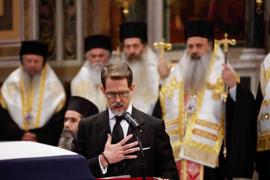 Europeans Arrive In Athens For The Former King Of Greece Funeral