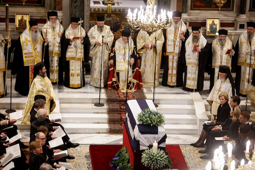 Europeans Arrive In Athens For The Former King Of Greece Funeral