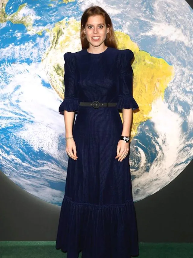 Princess Beatrice wore an elegant navy gown