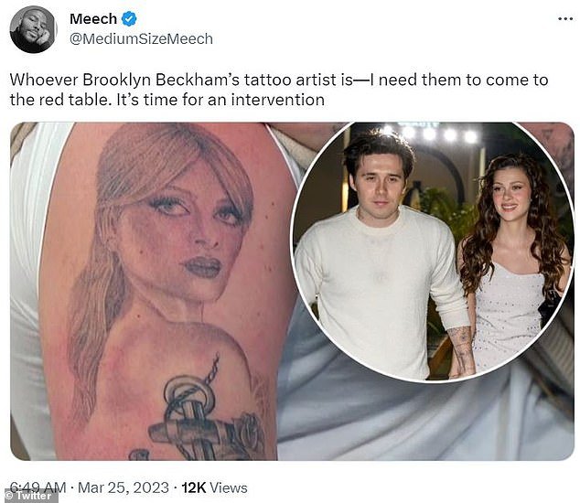 Brooklyn Beckham Is Teased Over That Bad Nicola Peltz Tattoo