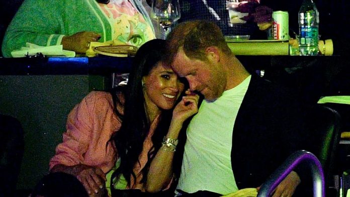 2 harry Meghan Markle Stuns In Tiny Pink Shorts On Flirty Date Night With Prince Harry