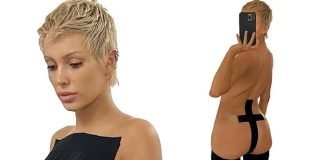 Kanye West’s ‘wife’ Bianca Censori nearly nude as she models new Yeezy fashion line designed by Nigerian-born designer