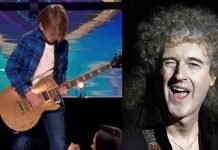 Sir Brian May gives Britain’s Got Talent star, 11, surprise of a lifetime inviting him to perform with him at London Palladium