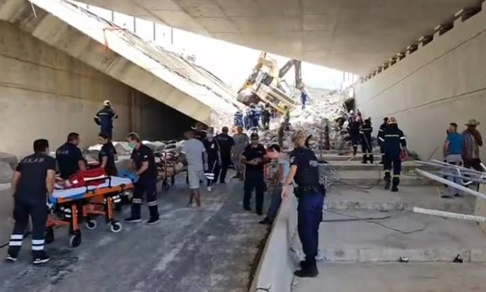 At least ‘two people killed and several trapped’ after bridge collapses in Greece 7