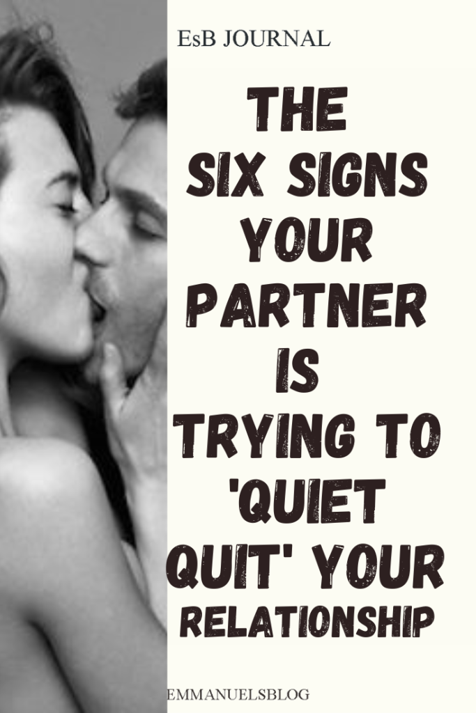 The six signs your partner is trying to 'quiet quit' your relationship