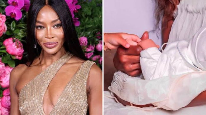 How did Naomi Campbell welcome a baby boy at 53_ 8