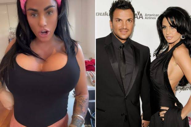 Katie Price swipes at Peter Andre in front of daughter Princess in erratic TikTok live 8