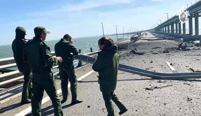Two dead and one injured after ‘attack’ on Putin's £3billion bridge linking Russia to Crimea